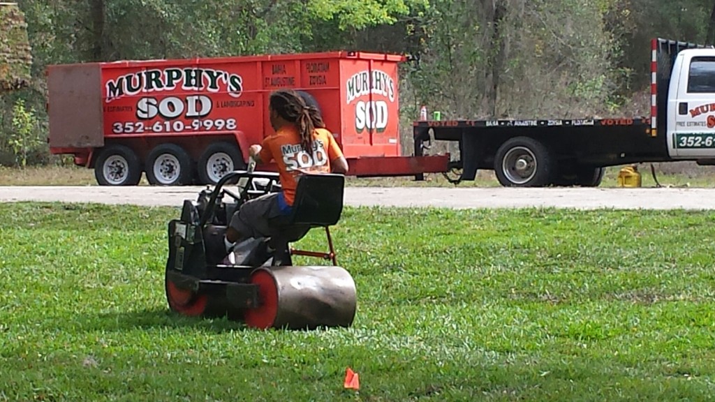 Murphy's Sod team at work